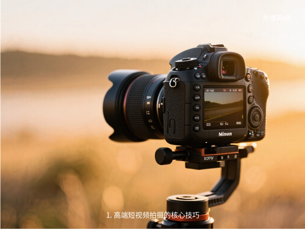 1. 高端短視頻拍攝的核心技巧